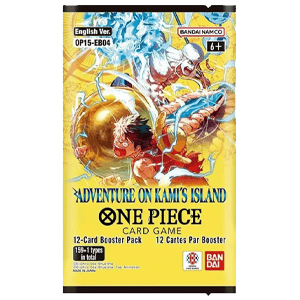 Englisches One Piece Card Game OP15 Adventure on Kami’s Island Boosterpack, original versiegelt.