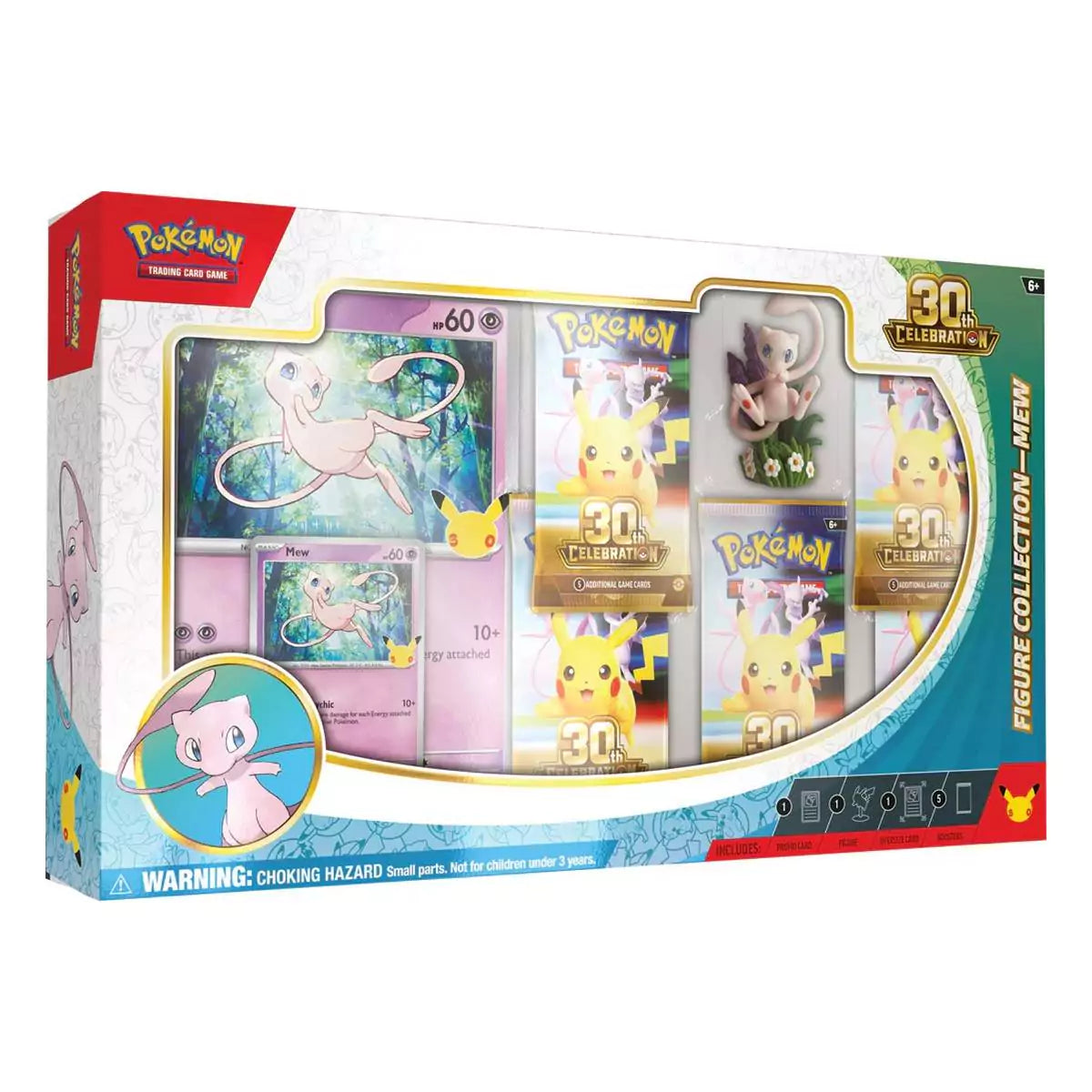 Pokémon 30 Jahre Mew Figuren Kollektion Deutsch – Mit Mew-Figur und Promokarte