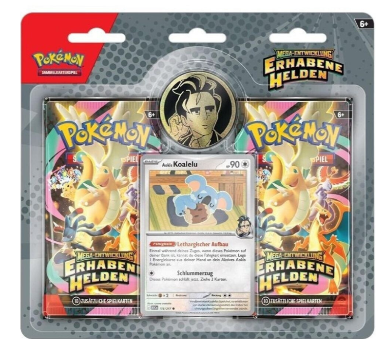 Pokémon Erhabene Helden 2-Pack Blister Deutsch kaufen – JustNerdsTCG