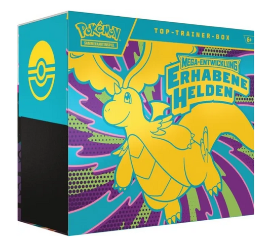 Pokémon Erhabene Helden Top Trainer Box Deutsch kaufen – JustNerdsTCG