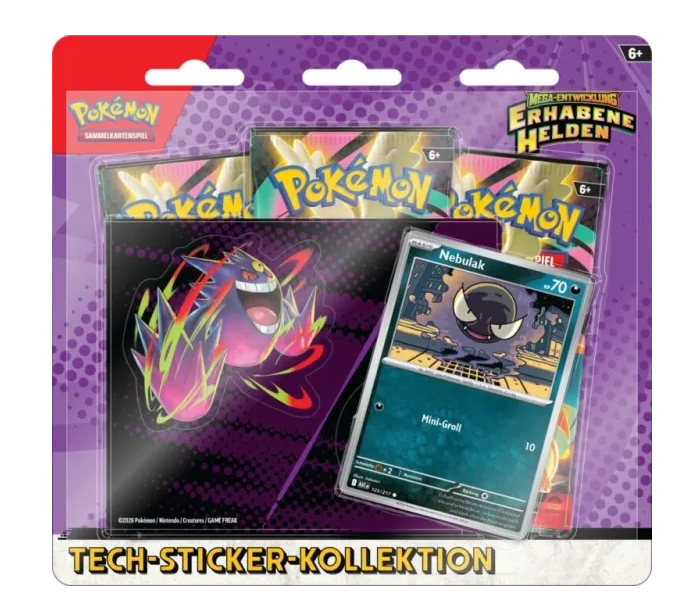 Pokémon Erhabene Helden 3-Pack Blister Tech Sticker Nebulak Deutsch kaufen – JustNerdsTCG
