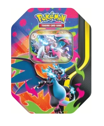 Pokémon Mega-Entwicklung Mega Glurak X EX Tin kaufen – JustNerdsTCG