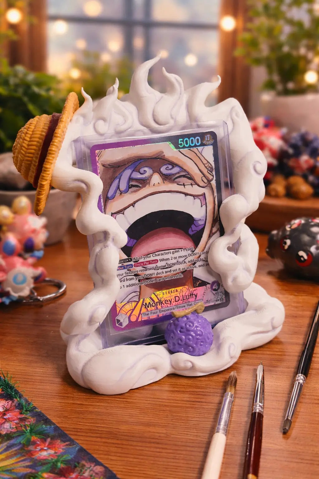 Monkey D. Luffy Kartenhalter – One Piece TCG Kartenhalter für Toploader