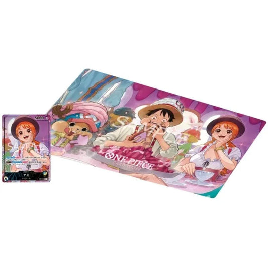 One Piece Card Game Official Playmat Whole Cake Island Arc – Nami Artwork Frontansicht – JustNerdsTCG