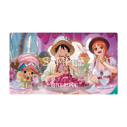 One Piece Playmat & Card Set Whole Cake Island – Lieferumfang Übersicht – JustNerdsTCG