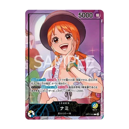 One Piece Nami OP11-041 Leader-Promokarte Alternate Art Japanisch – JustNerdsTCG