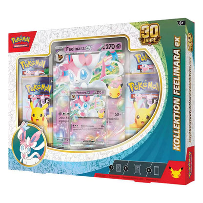 Pokémon 30 Jahre Feelinara-ex Kollektion – 4 Boosterpacks Inhalt
