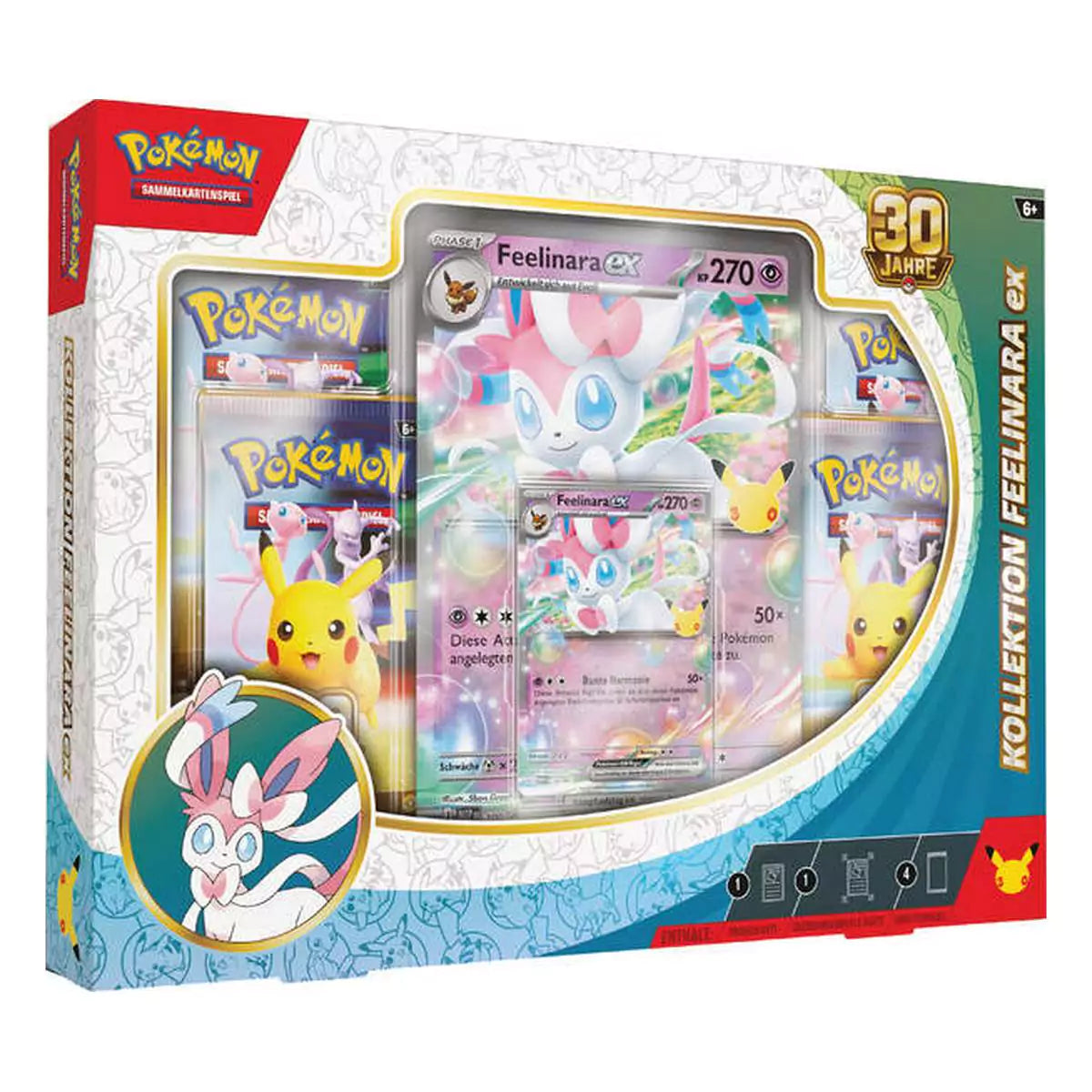 Pokémon 30 Jahre Feelinara-ex Kollektion Deutsch – Produktbild JustNerdsTCG