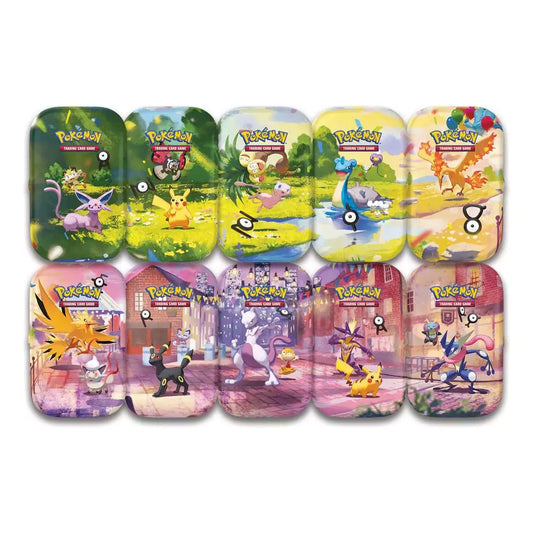 Pokémon 30 Jahre Mini Tin Deutsch – Zufälliges Jubiläumsdesign mit 2 Boostern