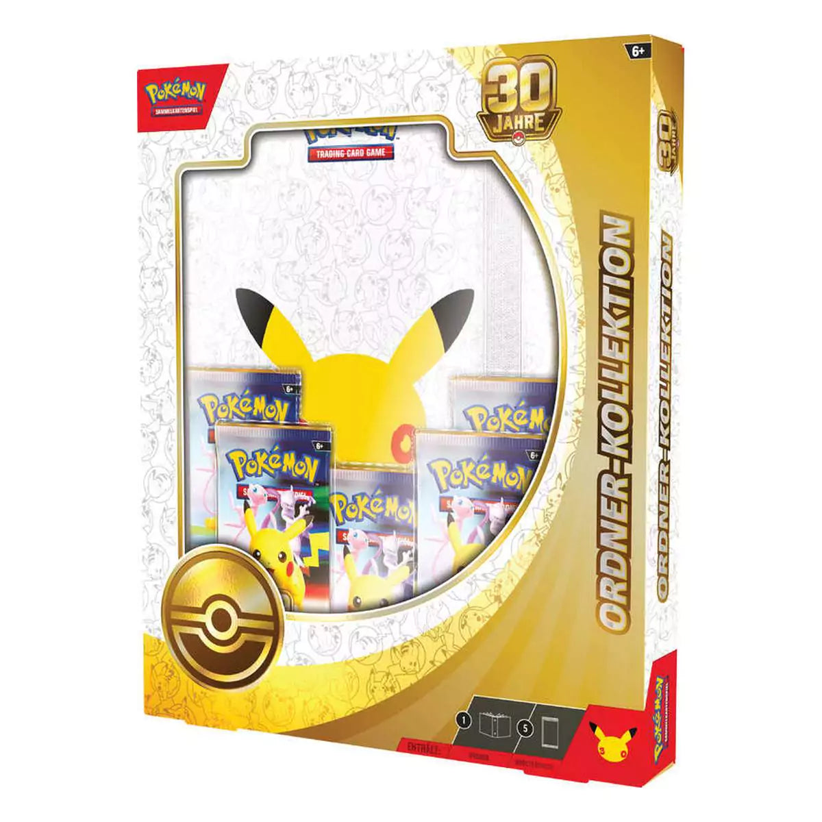 Pokémon 30 Jahre Ordner Kollektion – Verpackungsansicht Deutsch