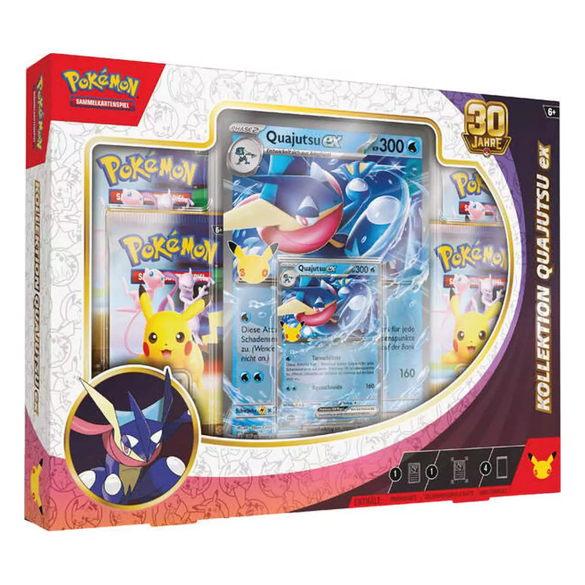 Pokémon 30 Jahre Quajutsu-ex Kollektion Deutsch – Produktbild JustNerdsTCG