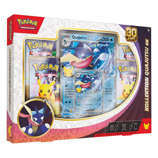Pokémon 30 Jahre Quajutsu-ex Kollektion Deutsch – Produktbild JustNerdsTCG