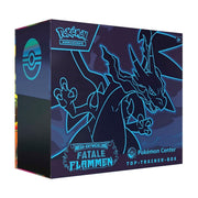Pokémon-Sammelkartenspiel: Pokémon Center Top-Trainer-Box – Mega-Entwicklung – Fatale Flammen (DE)