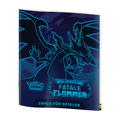 Pokémon Center Top-Trainer-Box Fatale Flammen – Zubehör Sleeves Würfel und Sammelbox