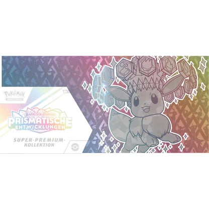Pokémon Prismatische Entwicklungen UPC – Plüsch-Deckbox Evoli-Design – JustNerdsTCG