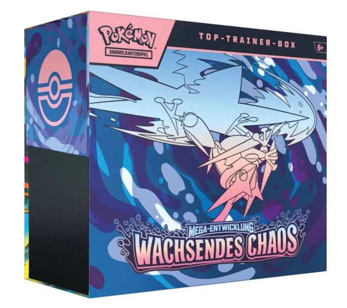 Pokémon Wachsendes Chaos Top Trainer Box Deutsch kaufen – JustNerdsTCG