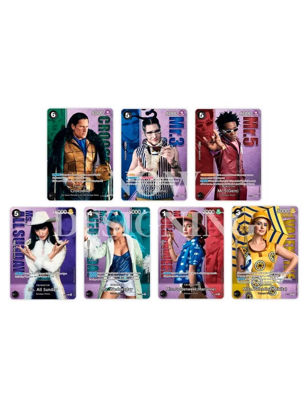 One Piece Card Game Live Action Vol.2 Baroque Works Englisch – Rückseite