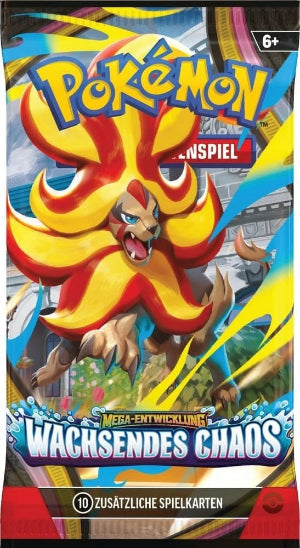 Pokémon Chaos Rising Display Englisch – Seitenansicht