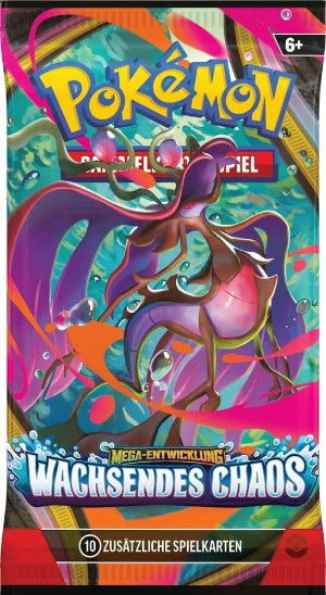 Pokémon Chaos Rising Display Englisch – Rückseite