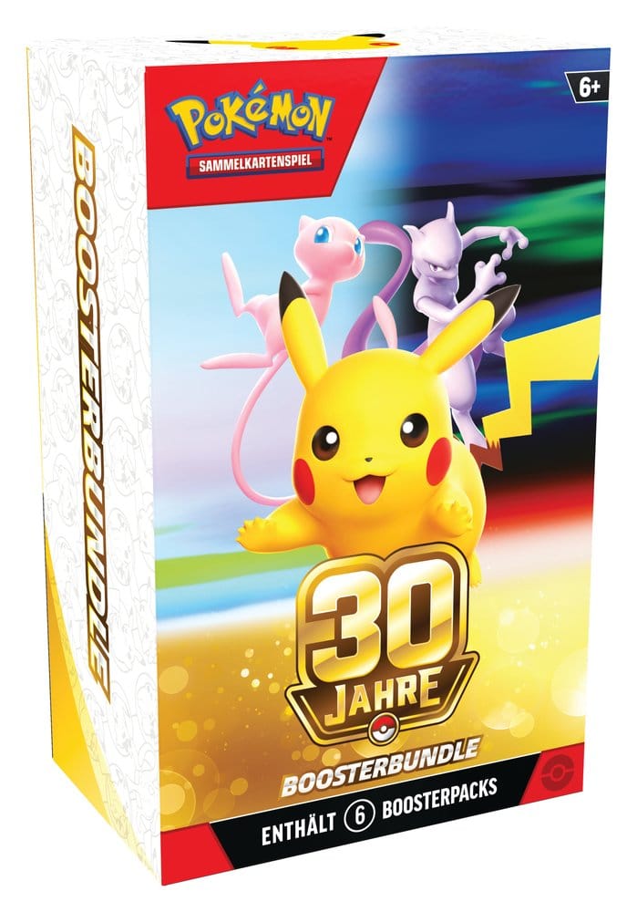 Pokémon 30 Jahre Booster Bundle Deutsch – 6 Boosterpacks Jubiläumserweiterung